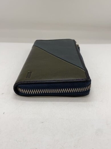 商品画像：長財布/--/カーキ/無地/メンズ/L字ZIP/レザー 5