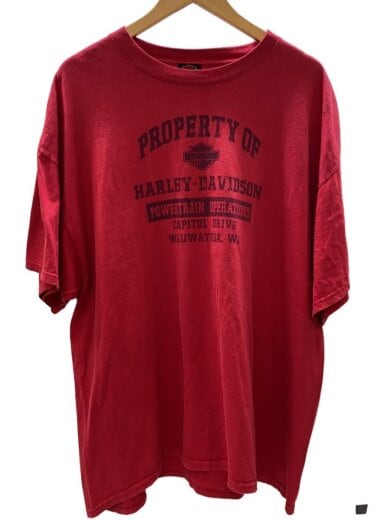 商品画像：Tシャツ/--/コットン/RED/プリント 1