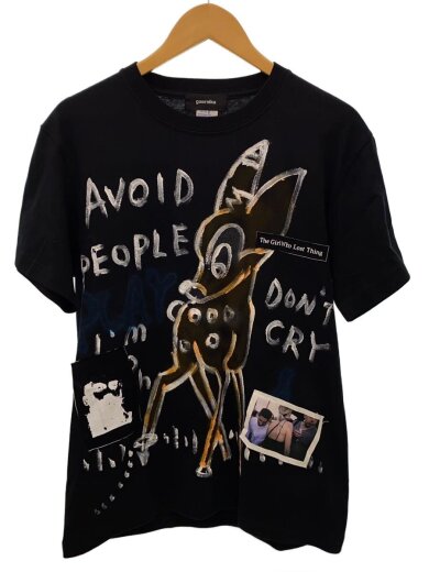 商品画像：Tシャツ/M/コットン/BLK 1