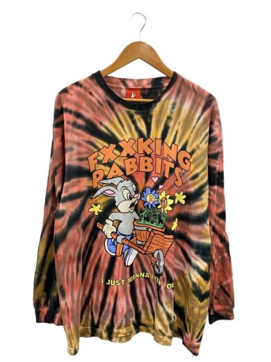 商品画像：タイダイ柄/長袖Tシャツ/--/コットン/マルチカラー 1