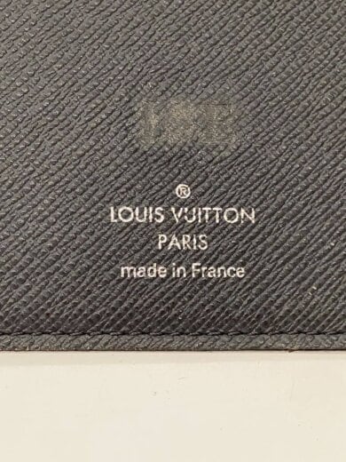 商品画像：ポルトフォイユブラザ/イニシャル入り/長財布/レザー/GRY/無地/メンズ 3