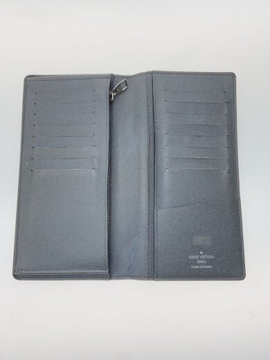 商品画像：ポルトフォイユブラザ/イニシャル入り/長財布/レザー/GRY/無地/メンズ 4