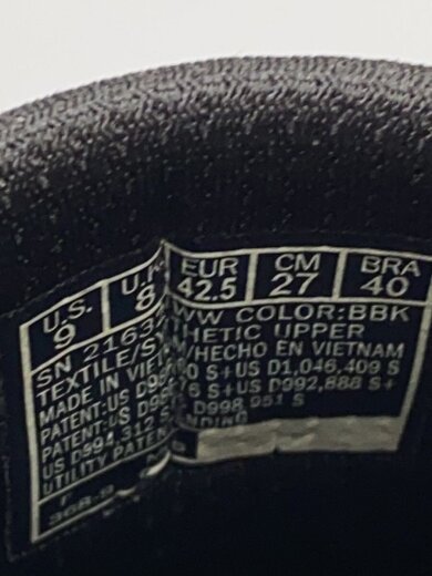 商品画像：ローカットスニーカー/27cm/BLK/216324ww 5