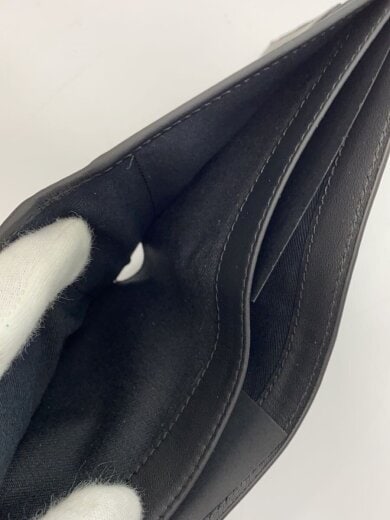 商品画像：2つ折り財布/レザー/BLK/レディース// 5