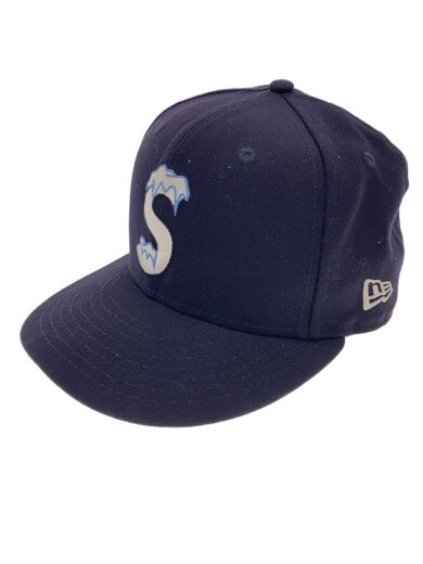 商品画像：20AW/S LOGO NEW ERA ICE/キャップ/7 3/8/NVY/メンズ/ツバ裏ヨゴレ 1