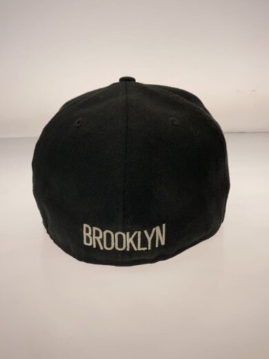 商品画像：キャップ/7 3/8/コットン/ブラック/無地/メンズ 3