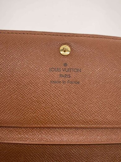 商品画像：2)ポルト・フォイユ・トレゾール_モノグラム・キャンバス/PVC/BRW/レディース// 3