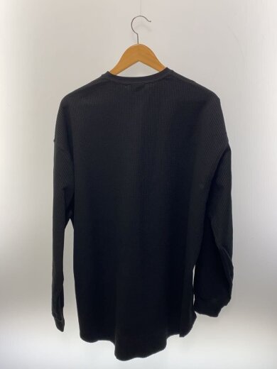 商品画像：長袖Tシャツ/L/ポリエステル/BLK/BE-38025 2