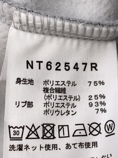 画像：THE NORTH FACEパーカー/L/ポリエステル/GRY/プリント/NT62547R4