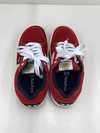 商品画像：ローカットスニーカー/US7/RED/スウェード 3