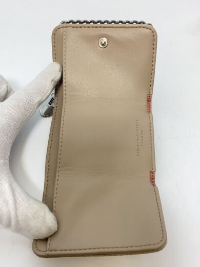 商品画像：3つ折り財布/スウェード/BEG/無地/レディース 4