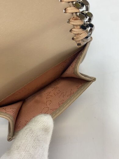 商品画像：3つ折り財布/スウェード/BEG/無地/レディース 5