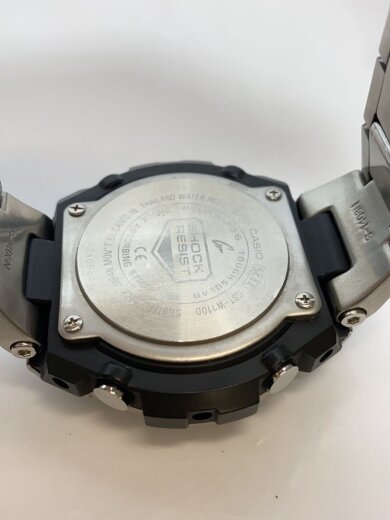 商品画像：ソーラー腕時計・G-SHOCK/デジアナ/ステンレス/WHT/SLV/SS 3