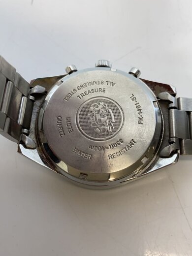 商品画像：クォーツ腕時計/アナログ/ステンレス/BLK/SLV/FK-1401-sl 3