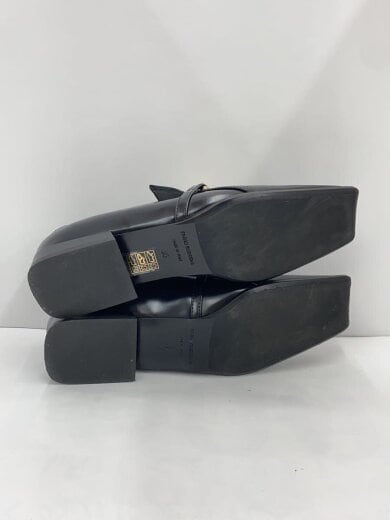 商品画像：スクエアトゥメタルチェーンローファー/36/BLK/レザー// 4