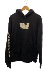 INITIAL D HOODIE BLACK/パーカー/L/コットン/BLK/無地