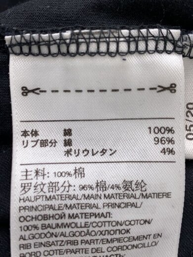 商品画像：Tシャツ/M/コットン/BLK 4