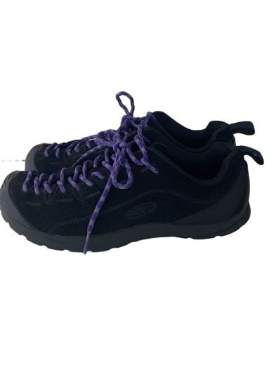 画像：KEENローカットスニーカー/25cm/BLK/スウェード/10173491