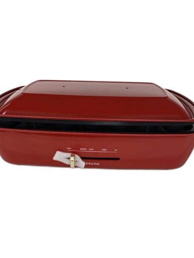 商品画像：ホットプレート BOE026-RD 1