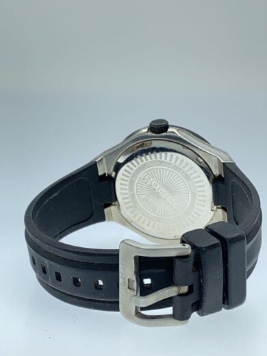 商品画像：クォーツ腕時計/アナログ/ラバー/WHT/BLK/13970J 4