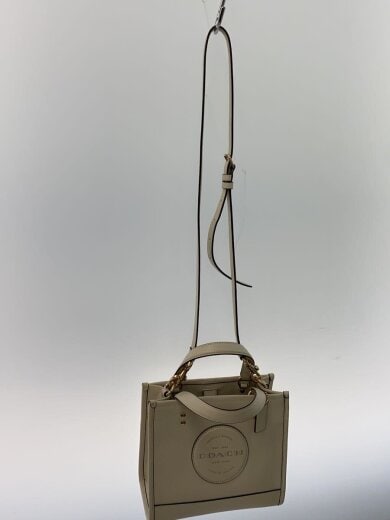 商品画像：デンプシー・トート22_ホワイト/レザー 2