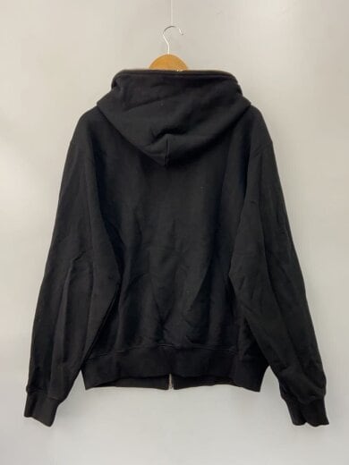 商品画像：ジップパーカー/L/コットン/BLK 2