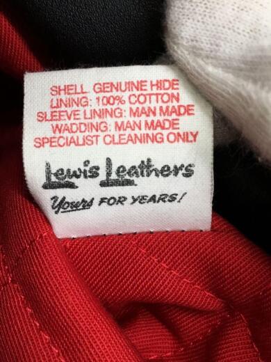 画像：Lewis Leathersシングルライダースジャケット/34/レザー/BLK/59T4