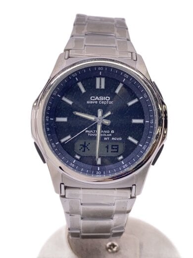 商品画像：ソーラー腕時計・WAVECEPTOR/デジアナ/SLV/SLV 1