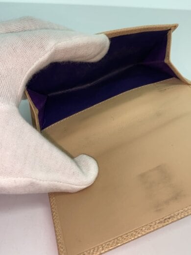 商品画像：3つ折り財布/レザー/BEG/レディース 8