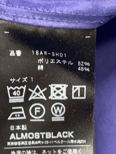 商品画像：長袖シャツ/1/ポリエステル/BLU/18AW-SH01 5