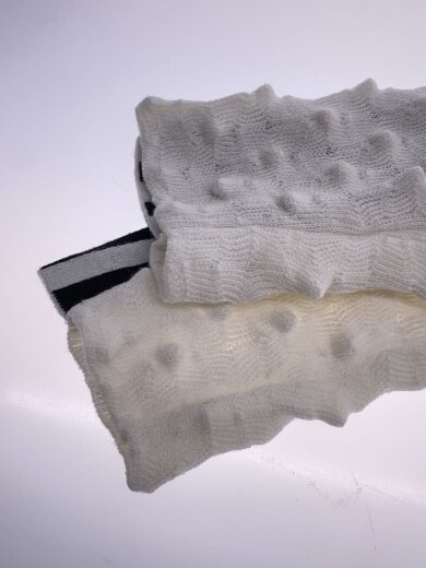 商品画像：ニット・セーター(厚手)/XXL/ポリエステル/WHT/KS6461 6