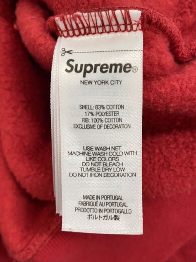 商品画像：スウェット/XL/コットン/RED/25AW Crest Applique Half Zip P 5