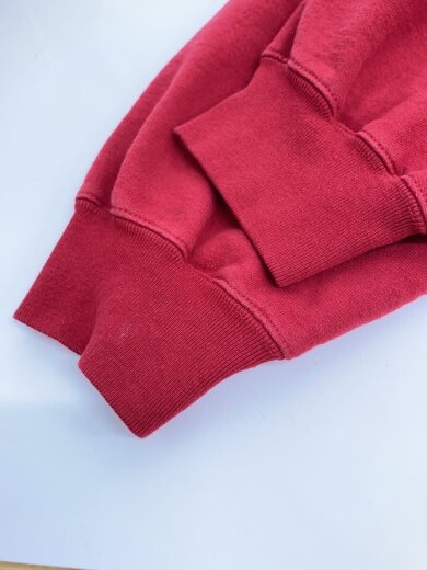 商品画像：スウェット/XL/コットン/RED/25AW Crest Applique Half Zip P 6