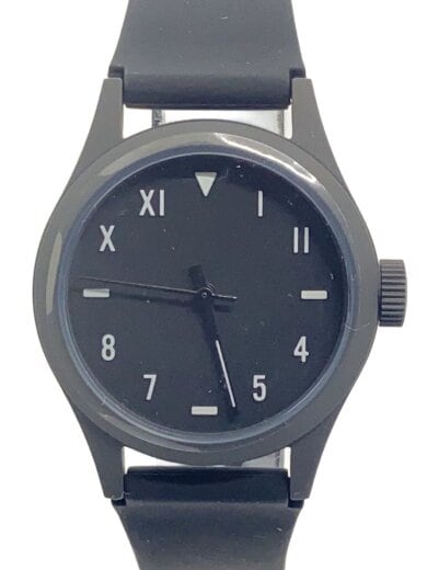 商品画像：クォーツ腕時計/アナログ/ステンレス/BLK/BLK/W-000-9049 1