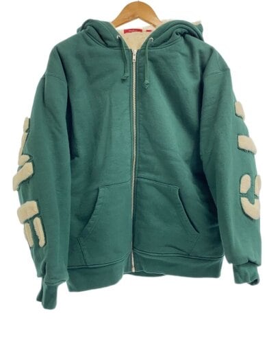 商品画像：ジップパーカー/M/コットン/GRN/22AW 1