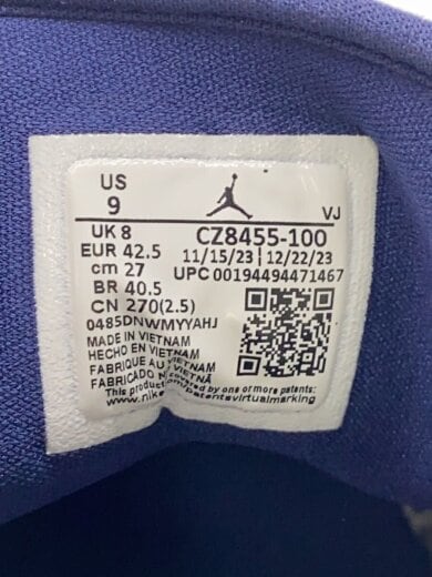 商品画像：AIR JORDAN 1 LOW_エアジョーダン 1 ロー/27cm/IDG 5