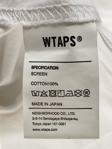 商品画像：Tシャツ/2/コットン/WHT// 4