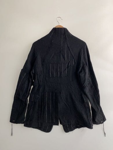 商品画像：ジャケット/4/コットン/BLK/ストライプ/ST104-0224A// 2
