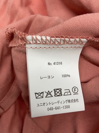 商品画像：半袖シャツ/XL/レーヨン/PNK/41316// 4