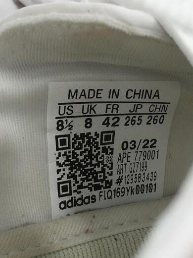 画像：adidasサンダル/26.5cm/WHT/GZ7199/1295834395