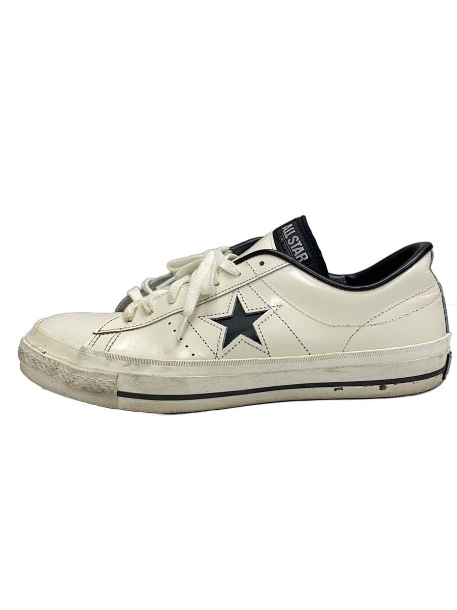 CONVERSE / ローカットスニーカー/US9.5/WHT/レザー/90s/ワンスター