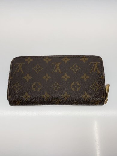 商品画像：1)ジッピー・ウォレット_モノグラム・キャンバス/PVC/BRW/総柄/メンズ 2