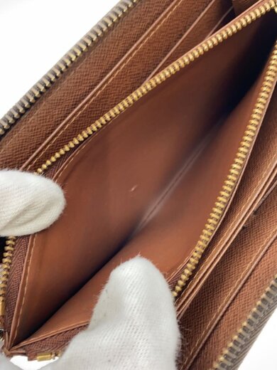 商品画像：1)ジッピー・ウォレット_モノグラム・キャンバス/PVC/BRW/総柄/メンズ 5