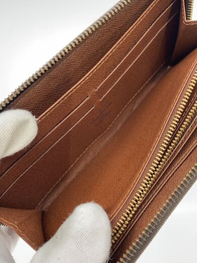 商品画像：1)ジッピー・ウォレット_モノグラム・キャンバス/PVC/BRW/総柄/メンズ 6