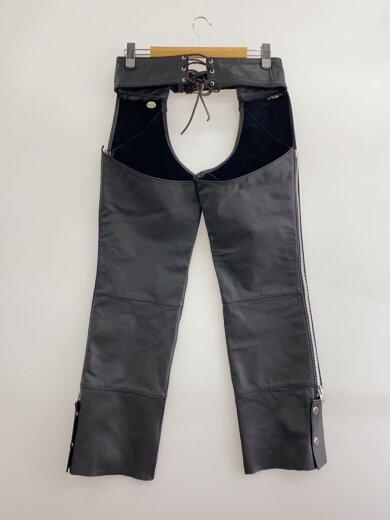 商品画像：ボトム/M/レザー/BLK/レザーチャップス/ひざ部分汚れ有 2