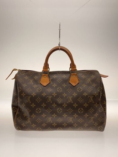 商品画像：1)スピーディ35_モノグラム・キャンバス/PVC/BRW 3