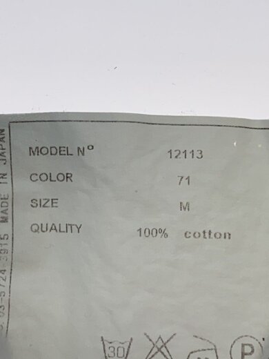 商品画像：半袖シャツ/M/コットン/BLU/無地 4