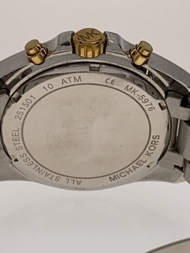 商品画像：クォーツ腕時計/アナログ/ステンレス/NVY/MK-5976/コマ無し小さめ 3