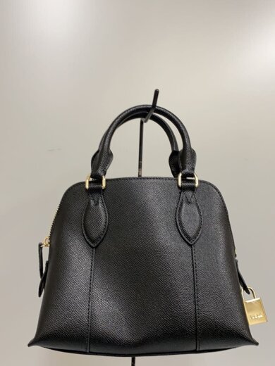 商品画像：ハンドバッグ/レザー/BLK/無地 3