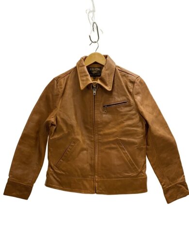 商品画像：JIA SHI LEATHER /シングルライダースジャケット/M/レザー/CML// 1